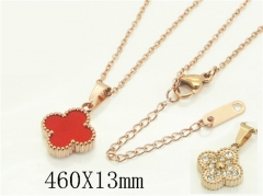 HY Wholesale Stainless Steel 316L Jewelry Popular Necklaces-HY19N0640OV