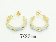 HY Wholesale Earrings 316L Stainless Steel Earrings Jewelry-HY80E1508PW