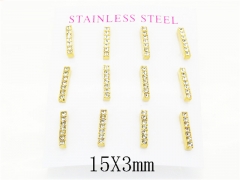 HY Wholesale Earrings 316L Stainless Steel Earrings Jewelry-HY59E1238INX