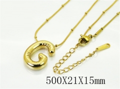 HY Wholesale Stainless Steel 316L Jewelry Popular Necklaces-HY89N0021GLL