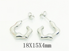 HY Wholesale Earrings 316L Stainless Steel Earrings Jewelry-HY80E1501LS