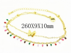 HY Wholesale Anklet Stainless Steel 316L Fashion Jewelry-HY32B1249HSS