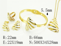 HY Wholesale Jewelry Set 316L Stainless Steel jewelry Set Fashion Jewelry-HY50S0648JXX