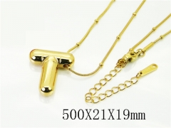 HY Wholesale Stainless Steel 316L Jewelry Popular Necklaces-HY89N0034TLL