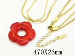 HY Wholesale Stainless Steel 316L Jewelry Popular Necklaces-HY94N0103SNL