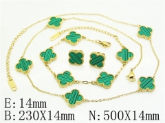 HY Wholesale Jewelry Set 316L Stainless Steel jewelry Set Fashion Jewelry-HY30S0195IIX