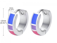 HY Wholesale Jewelry Earrings 316L Stainless Steel Earrings Jewelry-HY0067E0607