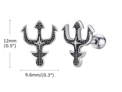 HY Wholesale Jewelry Earrings 316L Stainless Steel Earrings Jewelry-HY0067E0519