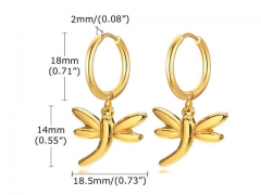 HY Wholesale Jewelry Earrings 316L Stainless Steel Earrings Jewelry-HY0067E0329