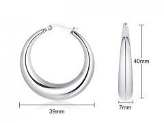 HY Wholesale Jewelry Earrings 316L Stainless Steel Earrings Jewelry-HY0067E0226