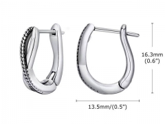 HY Wholesale Jewelry Earrings 316L Stainless Steel Earrings Jewelry-HY0067E0536