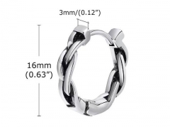 HY Wholesale Jewelry Earrings 316L Stainless Steel Earrings Jewelry-HY0067E0544