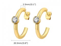 HY Wholesale Jewelry Earrings 316L Stainless Steel Earrings Jewelry-HY0067E0268