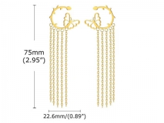 HY Wholesale Jewelry Earrings 316L Stainless Steel Earrings Jewelry-HY0067E0314