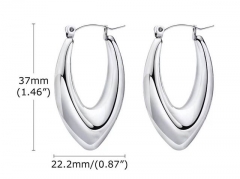 HY Wholesale Jewelry Earrings 316L Stainless Steel Earrings Jewelry-HY0067E0194