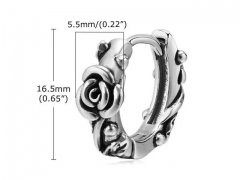 HY Wholesale Jewelry Earrings 316L Stainless Steel Earrings Jewelry-HY0067E0440