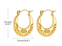 HY Wholesale Jewelry Earrings 316L Stainless Steel Earrings Jewelry-HY0067E0079