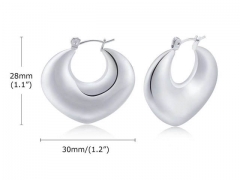 HY Wholesale Jewelry Earrings 316L Stainless Steel Earrings Jewelry-HY0067E0282