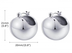 HY Wholesale Jewelry Earrings 316L Stainless Steel Earrings Jewelry-HY0067E0263