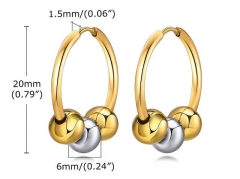 HY Wholesale Jewelry Earrings 316L Stainless Steel Earrings Jewelry-HY0067E0176