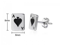 HY Wholesale Jewelry Earrings 316L Stainless Steel Earrings Jewelry-HY0067E0563