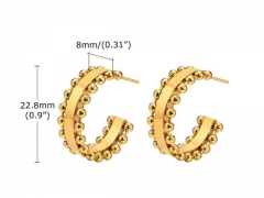 HY Wholesale Jewelry Earrings 316L Stainless Steel Earrings Jewelry-HY0067E0330