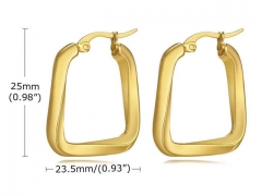 HY Wholesale Jewelry Earrings 316L Stainless Steel Earrings Jewelry-HY0067E0178