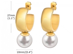 HY Wholesale Jewelry Earrings 316L Stainless Steel Earrings Jewelry-HY0067E0267