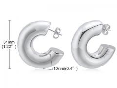 HY Wholesale Jewelry Earrings 316L Stainless Steel Earrings Jewelry-HY0067E0114