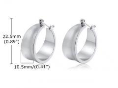 HY Wholesale Jewelry Earrings 316L Stainless Steel Earrings Jewelry-HY0067E0403