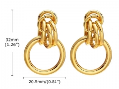 HY Wholesale Jewelry Earrings 316L Stainless Steel Earrings Jewelry-HY0067E0182