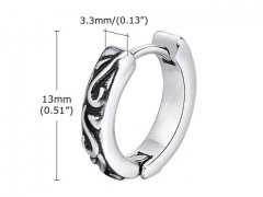 HY Wholesale Jewelry Earrings 316L Stainless Steel Earrings Jewelry-HY0067E0436