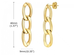 HY Wholesale Jewelry Earrings 316L Stainless Steel Earrings Jewelry-HY0067E0297