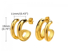 HY Wholesale Jewelry Earrings 316L Stainless Steel Earrings Jewelry-HY0067E0383