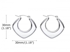 HY Wholesale Jewelry Earrings 316L Stainless Steel Earrings Jewelry-HY0067E0192