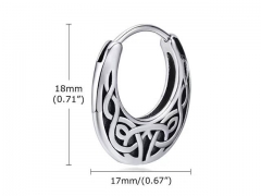 HY Wholesale Jewelry Earrings 316L Stainless Steel Earrings Jewelry-HY0067E0442