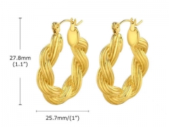 HY Wholesale Jewelry Earrings 316L Stainless Steel Earrings Jewelry-HY0067E0154