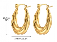 HY Wholesale Jewelry Earrings 316L Stainless Steel Earrings Jewelry-HY0067E0040