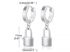 HY Wholesale Jewelry Earrings 316L Stainless Steel Earrings Jewelry-HY0067E0594