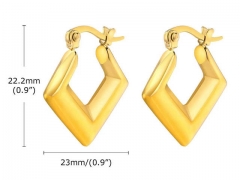 HY Wholesale Jewelry Earrings 316L Stainless Steel Earrings Jewelry-HY0067E0146