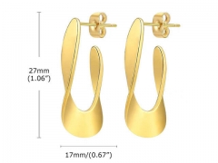 HY Wholesale Jewelry Earrings 316L Stainless Steel Earrings Jewelry-HY0067E0296