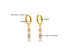 HY Wholesale Jewelry Earrings 316L Stainless Steel Earrings Jewelry-HY0076E0089