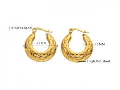 HY Wholesale Jewelry Earrings 316L Stainless Steel Earrings Jewelry-HY0076E0019