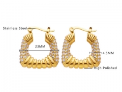 HY Wholesale Jewelry Earrings 316L Stainless Steel Earrings Jewelry-HY0076E0201