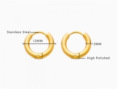 HY Wholesale Jewelry Earrings 316L Stainless Steel Earrings Jewelry-HY0076E0212