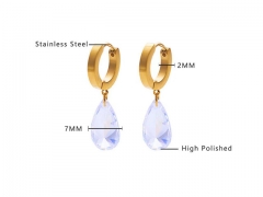 HY Wholesale Jewelry Earrings 316L Stainless Steel Earrings Jewelry-HY0076E0086