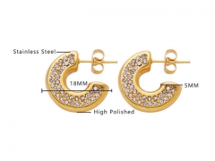 HY Wholesale Jewelry Earrings 316L Stainless Steel Earrings Jewelry-HY0076E0200