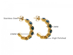 HY Wholesale Jewelry Earrings 316L Stainless Steel Earrings Jewelry-HY0076E0069