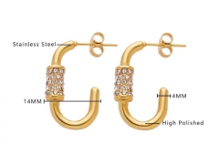 HY Wholesale Jewelry Earrings 316L Stainless Steel Earrings Jewelry-HY0076E0057