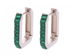 HY Wholesale Jewelry Earrings 316L Stainless Steel Earrings Jewelry-HY0076E0155